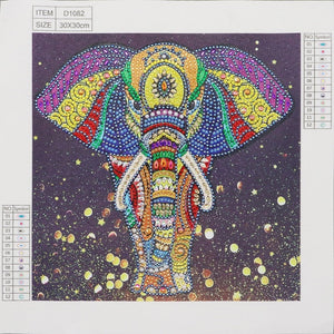 Colorful Elephant - Special Diamond Painting