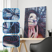 Load image into Gallery viewer, Beauty with Butterfly - Special Diamond Painting