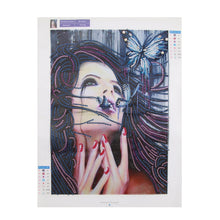 Load image into Gallery viewer, Beauty with Butterfly - Special Diamond Painting