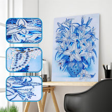 Load image into Gallery viewer, White Flower Vase - Special  Diamond Painting