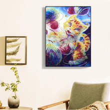 Load image into Gallery viewer, Adorable Cat Loves To Play - Special Diamond Painting