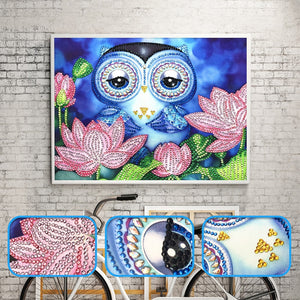 Lotus Owl - Special Diamond Painting