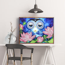 Load image into Gallery viewer, Lotus Owl - Special Diamond Painting