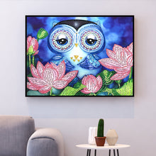 Load image into Gallery viewer, Lotus Owl - Special Diamond Painting