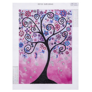 Alone Abstract Tree - Special Diamond Painting