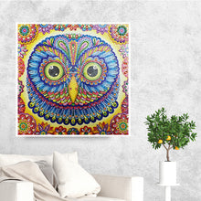 Load image into Gallery viewer, Owl&#39;s Face Portrait - Special Diamond Painting