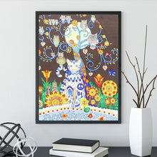 Load image into Gallery viewer, Cat and Owl - Special Diamond Painting