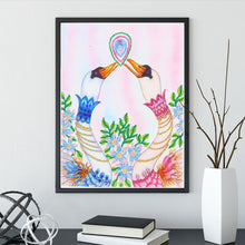 Load image into Gallery viewer, Swans in Love - Special Diamond Painting