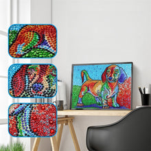 Load image into Gallery viewer, Colorful Dachshund Puppy - Special Diamond Painting
