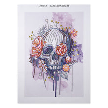 Load image into Gallery viewer, Flower Bone Skull - Special Diamond Painting