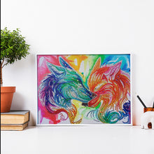 Load image into Gallery viewer, Wolves Couple- Special Diamond Painting