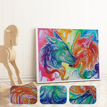 Load image into Gallery viewer, Wolves Couple- Special Diamond Painting