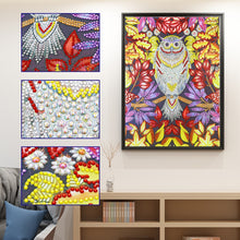 Load image into Gallery viewer, Flower Owl - Special Diamond Painting