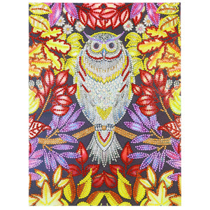 Flower Owl - Special Diamond Painting