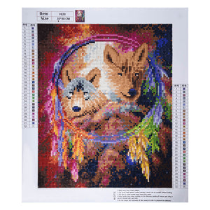 Wolf Crystal Emblem - Special Diamond Painting