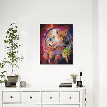 Load image into Gallery viewer, Wolf Crystal Emblem - Special Diamond Painting