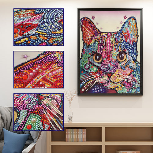 Artistic Cat - Special Diamond Painting