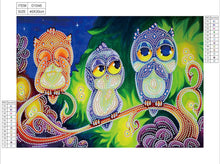 Load image into Gallery viewer, Cartoon Owl - Special Diamond Painting