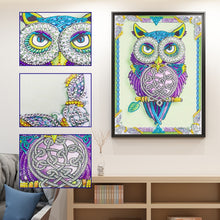 Load image into Gallery viewer, Purple Owl - Special Diamond Painting