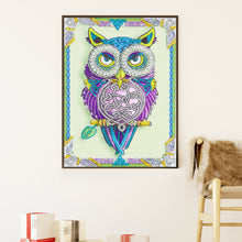 Load image into Gallery viewer, Purple Owl - Special Diamond Painting