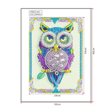 Load image into Gallery viewer, Purple Owl - Special Diamond Painting