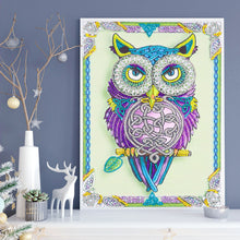 Load image into Gallery viewer, Purple Owl - Special Diamond Painting