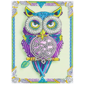Purple Owl - Special Diamond Painting
