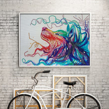 Load image into Gallery viewer, Wolf Head - Special Diamond Painting