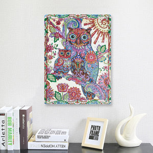 Abstract Owl Family - Special Diamond Painting