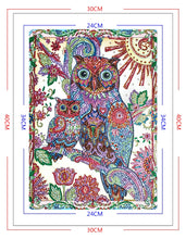 Load image into Gallery viewer, Abstract Owl Family - Special Diamond Painting