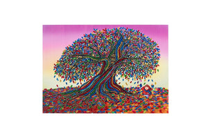 Colorful Flower Tree - Special Diamond Painting