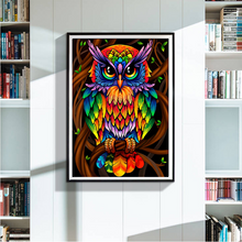 Load image into Gallery viewer, Rainbow Owl - Special Diamond Painting