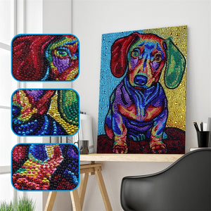 Colorful Dog - Special Diamond Painting