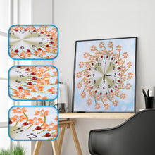 Load image into Gallery viewer, Flower Wall Clock - Special Diamond Painting