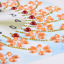 Load image into Gallery viewer, Flower Wall Clock - Special Diamond Painting