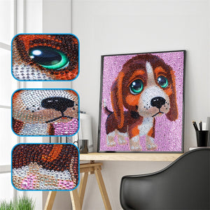 Cute Brown Dog - Special Diamond Painting