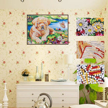 Load image into Gallery viewer, Dog in Garden - Special Diamond Painting