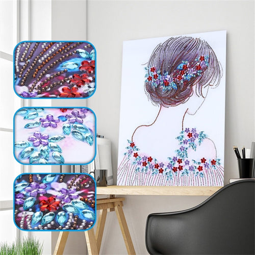 Beautiful Girl - Special Diamond Painting