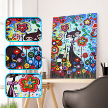 Load image into Gallery viewer, Animated Black Cat - Special Diamond Painting