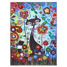 Load image into Gallery viewer, Animated Black Cat - Special Diamond Painting