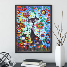 Load image into Gallery viewer, Animated Black Cat - Special Diamond Painting