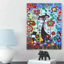 Load image into Gallery viewer, Animated Black Cat - Special Diamond Painting