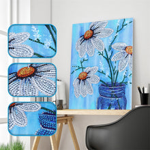Load image into Gallery viewer, White Flower Vase - Special Diamond Painting