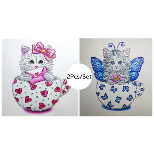 Lovely Bow Cats Special Diamond Painting