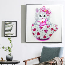 Load image into Gallery viewer, Lovely Bow Cats Special Diamond Painting
