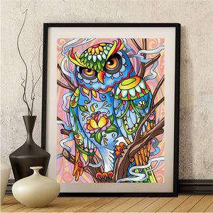 Abstract Owl - Special Diamond Painting