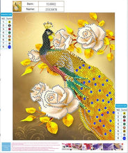 Load image into Gallery viewer, Golden Peacock - Special Diamond Painting