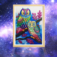 Load image into Gallery viewer, Colorful Owls - Special Diamond Painting