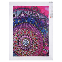 Load image into Gallery viewer, Purple Mandala Flower Special Diamond Painting