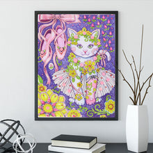 Load image into Gallery viewer, Cutie White Cat - Special Diamond Painting